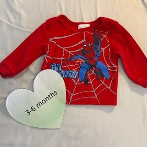 Marvel - Red Spider-Man Graphic Long Sleeve Shirt